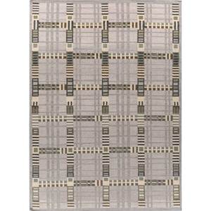 Tapis en laine gris et noir à tissage plat, faits à la main, design patchwork rectangulaire, haute viscose pour la maison, le salon, la chambre - Adwl-13265 - Product Image 1