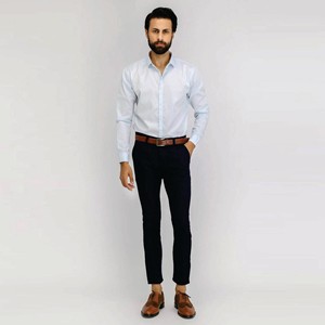 Camisa Camisas formales Hombres de manga larga Moda Marcas internacionales Outlet Hombres Tela transpirable Casual Marca famosa - Product Image 2