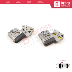 Clips de Reparación para Elevalunas BWR42+BWR43 RA+RB Puerta Delantera Derecha para Golf Bora Jetta MK4 A4 1J 1997-2006 607 1999-2010 1J3837462 - Product Image 6