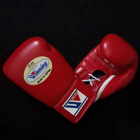 Guantes de Boxeo Profesionales de Alta Calidad para Sparring, Diseño Personalizado en Cuero, Correa de Muñeca Ajustable con Cordones, Gancho para Dedos Completos