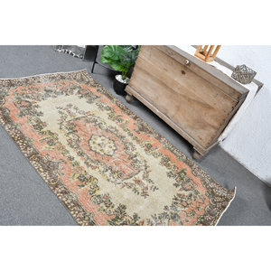 พรมขนสัตว์สังเคราะห์ทรงสี่เหลี่ยมผืนผ้า ขนาด 38 x 68 ฟุต สไตล์วินเทจ สำหรับห้องรับประทานอาหาร เป็นมิตรกับสิ่งแวดล้อม ขนปานกลาง สีส้มเบจ ชุดพรมปูพื้นขนาดใหญ่ - Product Image 4