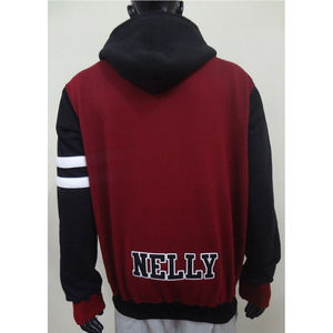 ถุงมือขนแกะสไตล์คลาสสิกในเมืองมีฮู้ดครึ่งซิปเทอร์รี่ยาว2025ขายส่ง - Product Image 3