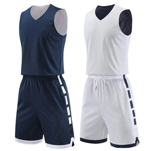 Gilet de basket-ball réversible pour hommes, tenue courte, vêtements de sport d'extérieur respirants pour garçons et jeunes, vêtements d'été pour enfants - Product Image 3