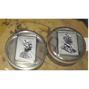 Joyería de acero inoxidable duradera de calidad superior SAT, diseño árabe, troqueles de monedas personalizados, fabricación de moldes, troquel de moneda King de oro y plata - Product Image 4