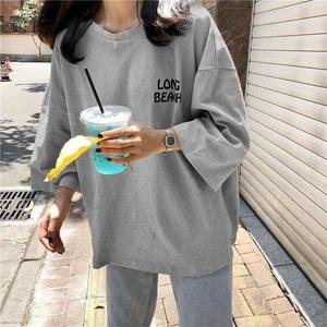 High Selling <b>Loose</b> Fit sleeve O Neck Long Length <b>Women</b> <b>T</b>-<b>shirts</b> Breathable Drop Shoulder Manufacturer From Bangladesh Factory - Product Image 2