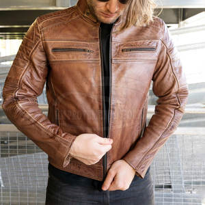 Vestes de moto en cuir à bas prix sur mesure meilleure vente en stock veste de moto en cuir - Product Image 3