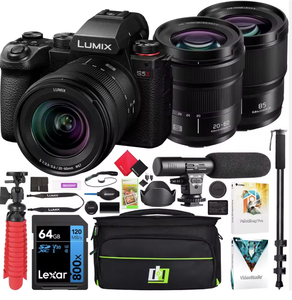 NUEVA Cámara Digital Sin Espejo LU MIXS S5II ORIGINAL AL MEJOR PRECIO, Kit de 2 Lentes, Video HD 4K, Zoom Digital 16x, Pantalla Dual - Product Image 1