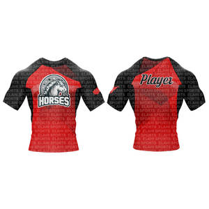 Combinaisons de lutte en tissu extensible personnalisées, joueur d'équipe, rashguard adulte, vente en gros d'usine 2026 - Product Image 4