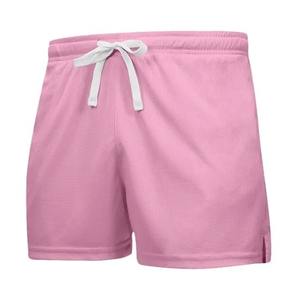 Short de sport 100% polyester pour hommes séchage rapide taille élastique vêtements de sport athlétiques décontracté motif solide entraînement personnalisé short de course - Product Image 4