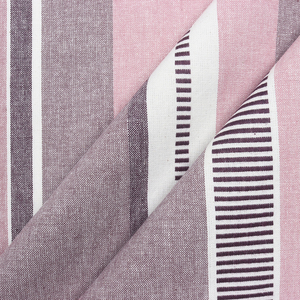 Ventas calientes de productos textiles para el hogar de Mantel raya púrpura 90X90CM tamaños personalizados disponibles 100% tela de algodón de la India - Product Image 3