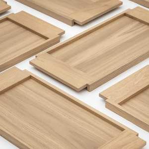 Design PARFAIT Plateau de service rectangulaire en bois Finition naturelle Taille standard pour la maison et le mariage Plateau de service fait à la main - Product Image 4