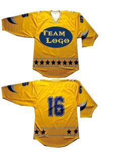Uniformes de hockey sur glace pour hommes de haute qualité 100% polyester, respirants, à séchage rapide, design personnalisé, sublimation, ensembles avec logo personnalisé - Product Image 4