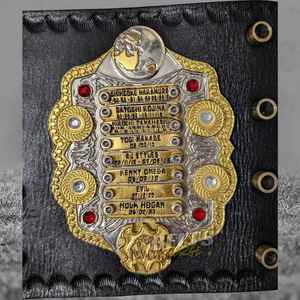 Diseño personalizado Wwe Campeonato Indiscutido Cinturones de lucha libre Sialkot Pakistán Correa de cuero Campeón mundial de peso pesado Ronpex - Product Image 2