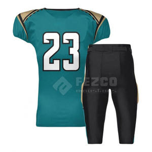 ชุดยูนิฟอร์มอเมริกันฟุตบอลแบบใหม่ แขนสั้น ระบายอากาศได้ดี ผลิตจากโพลีเอสเตอร์ 100% ปรับแต่งได้ ราคาขายส่ง - Product Image 2