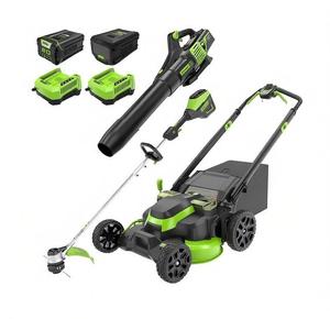 Kit Combinado de Desbrozadora de 25 Pulgadas, Inalámbrica, de Gasolina, 173 cc, 5.5 HP, Autopropulsada, con Tracción Trasera, 3 en 1, Desbrozadora de 16 Pulgadas, Soplador de Hojas de 730 CFM, 300 L - Product Image 1