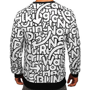 Sudadera Extra Grande de Algodón Mezclado con Logotipo Estampado, Sudadera Gruesa de Algodón para Invierno, Sublimación en Blanco para Niños - Product Image 4