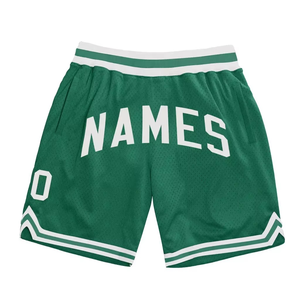 Basic <b>Green</b> Rice Mesh <b>Men's</b> <b>Shorts</b> Decorate mesh <b>shorts</b> Stripes Applica Embroidered Custom Name Number Logo Basketball <b>Shorts</b> - Product Image 3