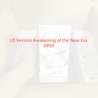 Boîte de boosters TCG Éveil de la Nouvelle Ère 0P-05, Cartes à collectionner rares en foil de la série complète, Cadeau idéal pour les fans et les amateurs