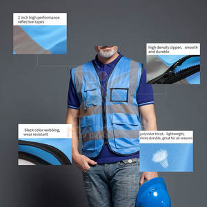 Chaleco Reflectante de Seguridad Personalizado de Alta Calidad, Material Duradero, Impermeable - Product Image 3