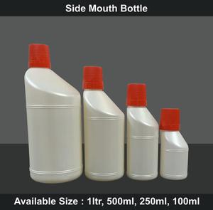 Arpita 65ml White PET Square Pharmaceutical Bottle with Screen Printing for Medicine Use - Product Image 1