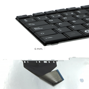 คีย์บอร์ดทดแทนสำหรับโตชิบา P300 P500 P505-ภาษาสเปนและภาษารัสเซีย รองรับอินเทอร์เฟซ USB แบบเมมเบรนหรือแบบกลไก - Product Image 3