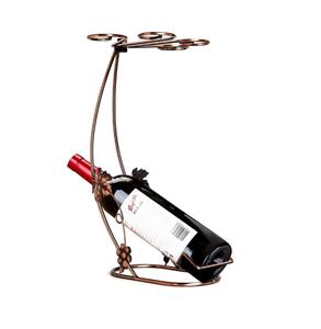 Modern Iron <b>Wine</b> <b>Rack</b> Designed To Complement Contemporary Interiors And Organized <b>Wine</b> Bottle Storage - Product Image 1