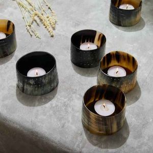 Soporte de vela de cuerno de búfalo Natural de alta calidad, portavelas de cuerno para decoración del hogar para sala de estar, otros candelabros - Product Image 4