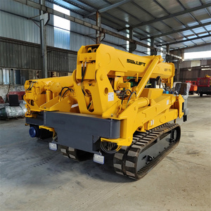 Piccola Grua a Ragno da 3 Tonnellate, Cingolata, Semovente, per Terreni Stretti, con Braccio Telescopico Idraulico, Controllo Remoto Wireless, Certificazione CE - Product Image 6