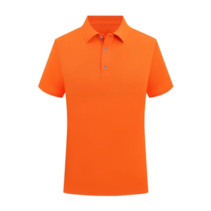 Chemise pour homme, décontractée, manches courtes, en coton tricoté, séchage rapide, adaptée à la broderie personnalisée, impression, parfaite pour un usage quotidien - Product Image 2