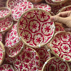 ถาดไม้ไผ่รักษ์โลก พื้นผิวเรียบ เหมาะสำหรับใส่อาหารและเครื่องดื่ม - Product Image 1