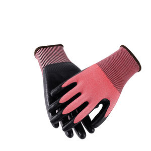 Nuevo tipo de guantes de trabajo de tela de algodón FR resistentes al fuego, buen agarre, guantes de seguridad para combatir incendios, protección antideslizante para las manos - Product Image 4