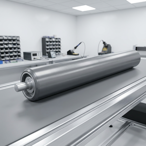 Rodillo Transportador de Tambor de Gran Diámetro y Baja Fricción, Resistente al Aceite, de Uso Industrial Pesado, con 1 Año de Garantía, para Logística de Almacén, de Acero - Product Image 1