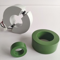 Núcleo Toroidal dividido para transformador de corriente, núcleo de bobinado de grano, eléctrico, suave, magnético, acero de silicona, laminado en frío