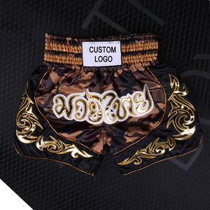 กางเกงขาสั้น MMA พิมพ์ลายพิมพ์โพลีเอสเตอร์100% ตามสั่งมวยไทยใช้ได้ทั้งชายและหญิง240ก. ทำโลโก้ของคุณเอง OEM - Product Image 6