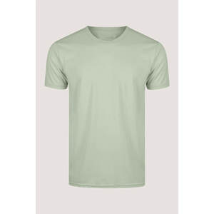 T-shirt ajusté de qualité supérieure à manches courtes et col rond T-shirt respirant personnalisé pour homme - Product Image 4