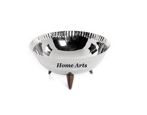 Bol à chocolats en bois au design moderne avec plateau, qualité supérieure, taille personnalisée, bol de service alimentaire par Home Arts - Product Image 3