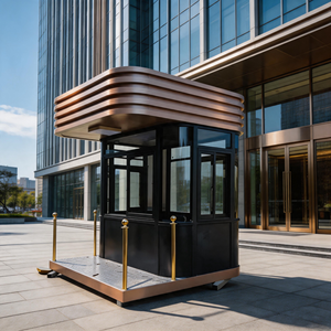 Cabina di Sicurezza in Acciaio Zincato a Forma di Arco |   Chiosco Portatile per Controllo Passaggi per Comunità e Sicurezza Pubblica - Product Image 2