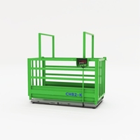 Nouvelle balance pour bétail Sayginlar avec composants de base à roulement, haute productivité, capacité de 2000 kg, garantie 1 an pour le pesage des animaux
