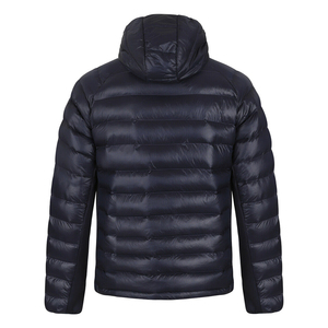 Chaquetas acolchadas de diseño personalizado con cuello levantado largo para hombre de marca, abrigo de esquí acolchado cálido para invierno, prendas de vestir exteriores - Product Image 5