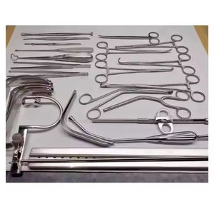 Kit de instrumentos de cirugía ortopédica Manual de grado quirúrgico Curetas de fórceps de sujeción de hueso de acero inoxidable - Product Image 3