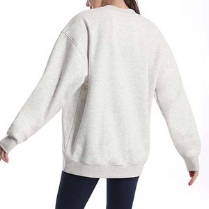 Sudaderas de moda de tendencia Logotipo personalizado Mejor precio Fabricante profesional Diseño único 100% Algodón para sudadera de mujer - Product Image 3