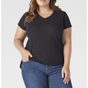 Camisetas de Algodón Personalizadas para Mujer, Manga Corta, Ropa Casual con Logotipos Bordados Personalizados, Diseño en Blanco, Patrón Sólido - Product Image 1