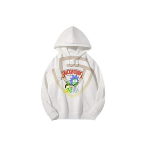 Sudaderas con Capucha de Algodón Tejido Personalizadas para Hombre, Otoño, 480g, Corte Regular, Impresión Digital DIY, Logotipo Frontal, Servicio OEM, Patrón Sólido, Cuello con Capucha - Product Image 1