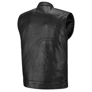 เสื้อกั๊กผู้ชายหนังแท้น้ำหนักเบาระบายอากาศได้ดี - Product Image 2