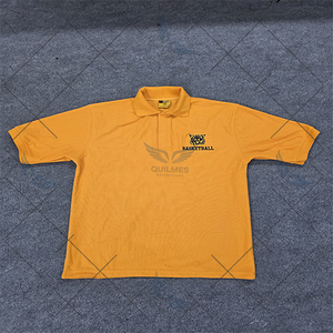 เสื้อบาสเก็ตบอลผู้ชาย ผ้าเจอร์ซีย์เรียบง่าย สวมใส่สบาย ไม่ยับ ผ้าสแปนเด็กซ์ผสมคอตตอน โลโก้ด้านหน้า สามารถสกรีนโลโก้เองได้ - Product Image 2