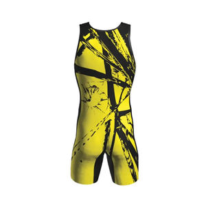 ชุดเสื้อกล้ามนักมวยปล้ำชุดออกกำลังกายแบบกำหนดเองได้ - Product Image 3