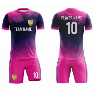 Maillot de football unisexe de haute qualité, uniformes et tenues de football, impression numérique, respirant, léger, manches courtes, vêtements de football - Product Image 2