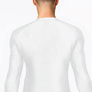 ชุดรัชการ์ดแขนยาวแบบเรียบสำหรับผู้ชายชุดป้องกันผื่นคันแบบระบายอากาศได้ดี - Product Image 2