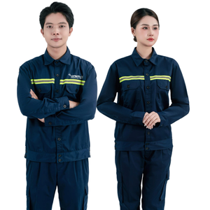 เสื้อแจ็คเก็ตชุดทำงานนิรภัยระดับมืออาชีพ ระบายอากาศได้ดี สีกากีและผ้าฝ้าย สำหรับผู้ใหญ่ทุกเพศ ผลิตจากเวียดนาม - Product Image 3