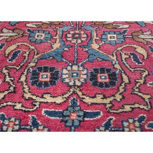 พรมขนสัตว์ถักมือสีน้ำเงิน Aalam รุ่น Pae-6350 ลายดอกไม้ สำหรับบ้าน ขนาด 9x12 ฟุต รูปทรงสี่เหลี่ยมผืนผ้า ทำด้วยมือ สำหรับห้องนั่งเล่น ห้องนอน พรมจากเมืองชัยปุระ สหรัฐอเมริกา - Product Image 3